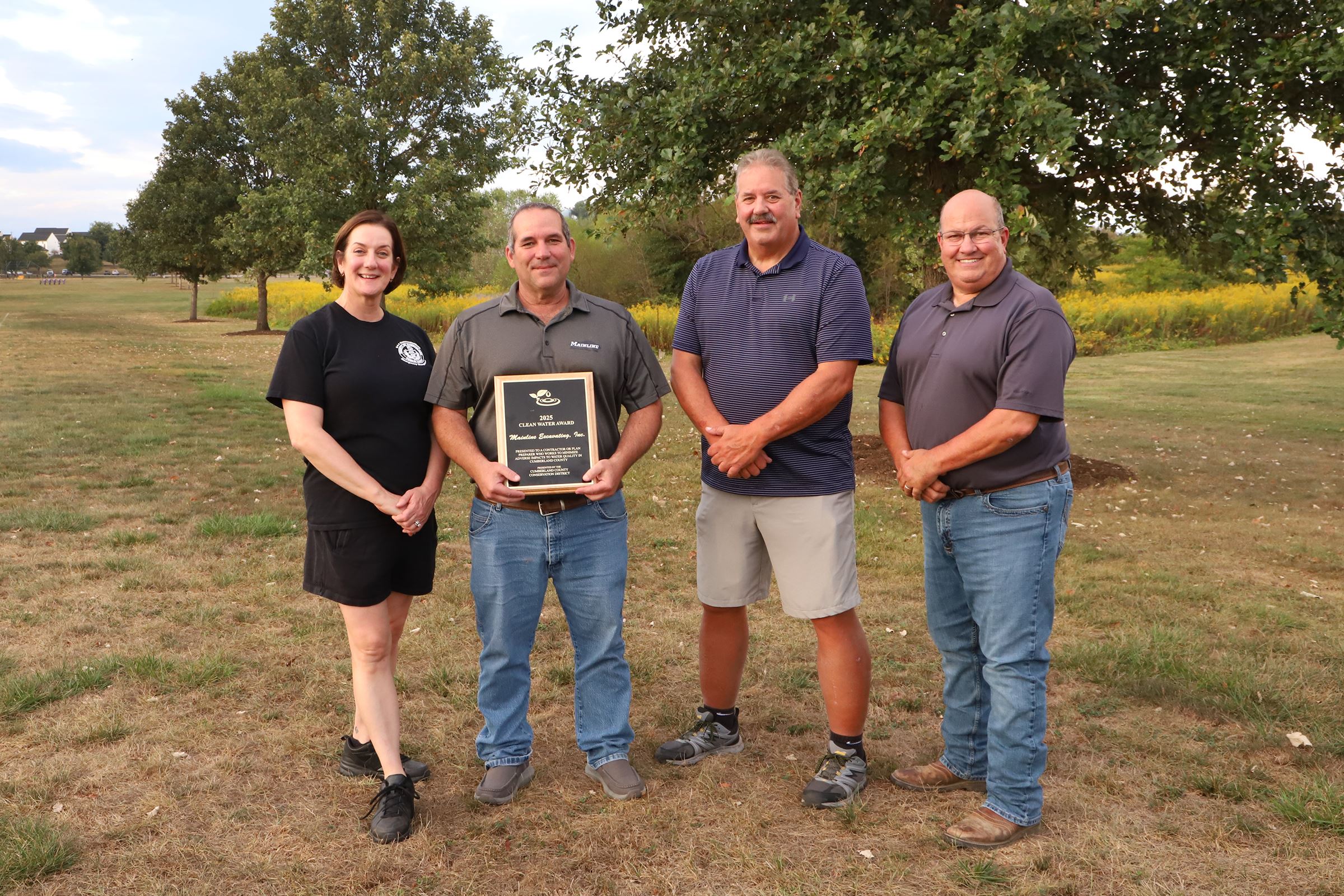 Clean Water Award 2025 - Mainline Excavating, Inc.