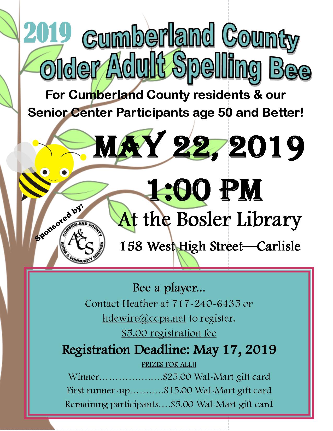 Spelling Bee Flyer 2019